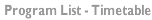 Timetable